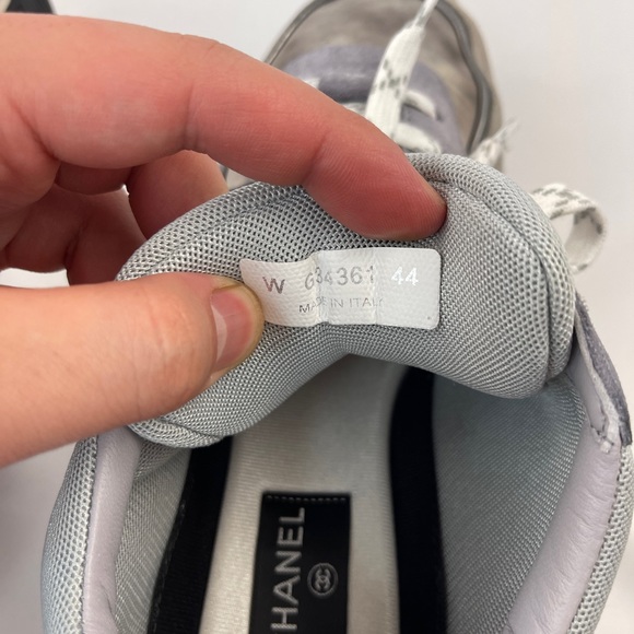 Chanel Low Top Trainer CC "Dark Grey" "3M" - Picture 7 of 16